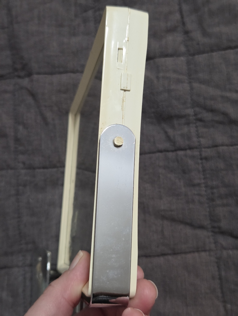 Vintage MCM Scissor Accordion Wall Mounted 2 Sided Magnifying Mirror - Picture 9 of 13